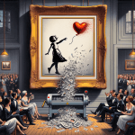 Un esempio emblematico dell’impatto di Banksy sul mercato dell’arte è l’episodio della “Girl with Balloon” distrutta durante un’asta.